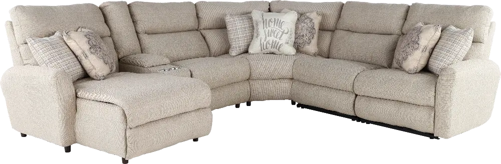 261/1561-46/6PC PWR RRCL/C/AC/W/ARCL/LCHSE McPherson 6 Piece Power Reclining Sectional-1