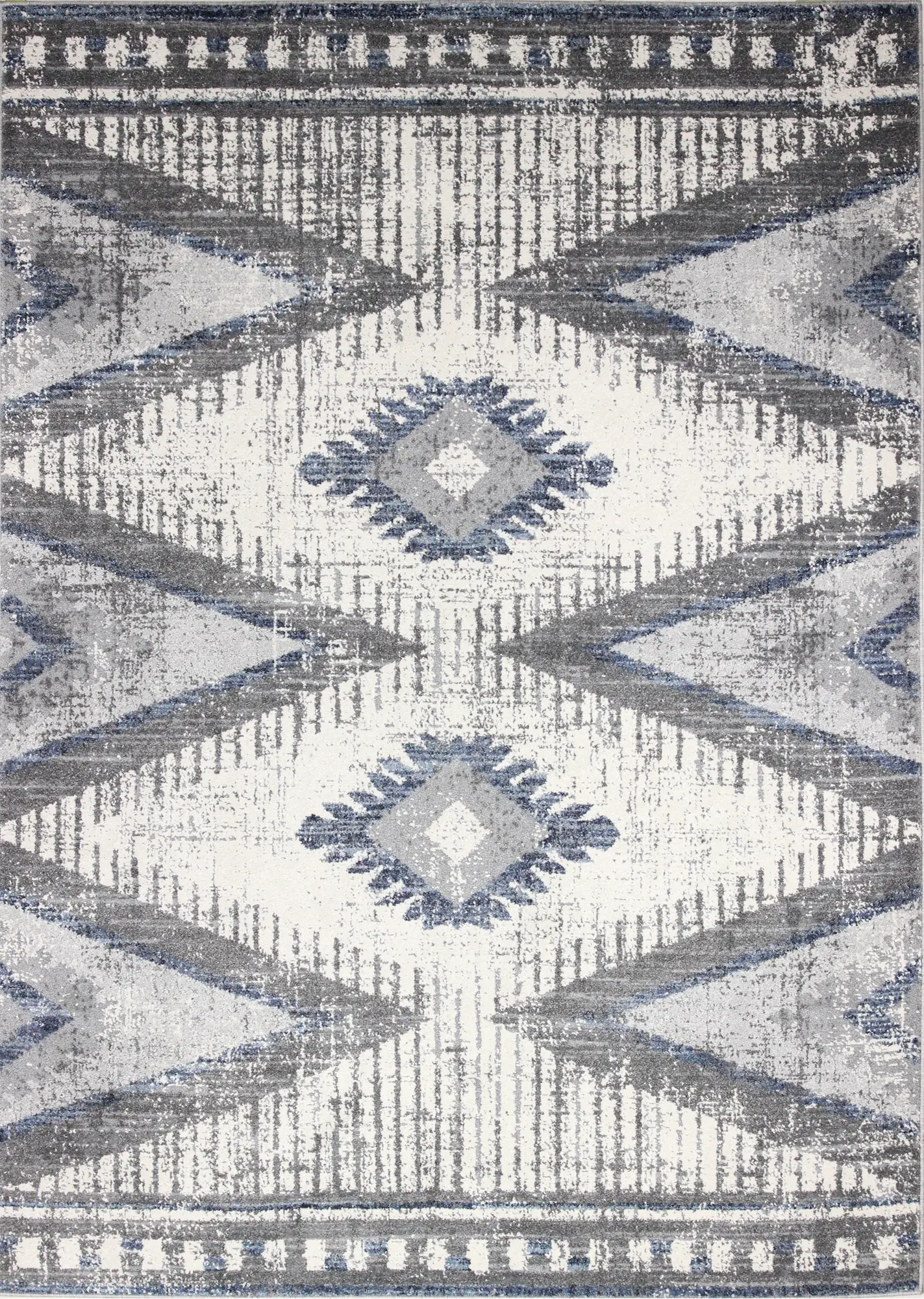 Aspen 4 x 6 Ivory and Gray Area Rug