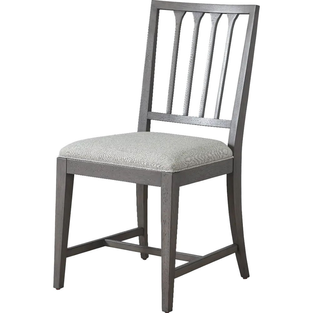 Modern Eclectic Gray Dining Room Chair-1