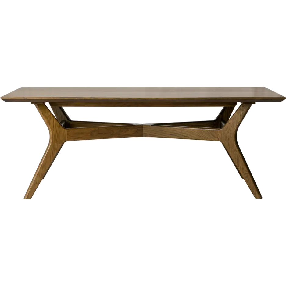Modern Eclectic Contemporary Walnut Dining Room Table-1