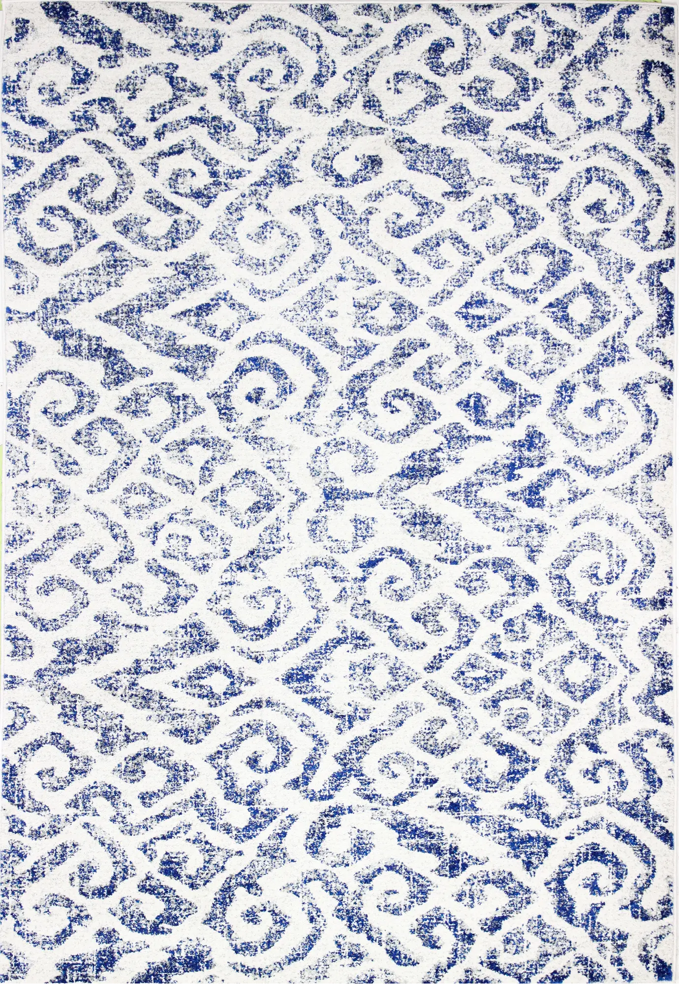 Everek 4 x 6 Nahum Blue and Gray Area Rug