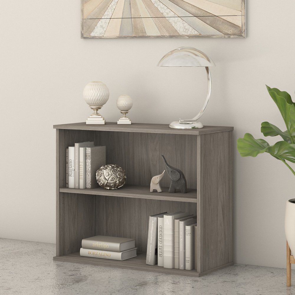 Bush Business Modern Hickory Bookcase