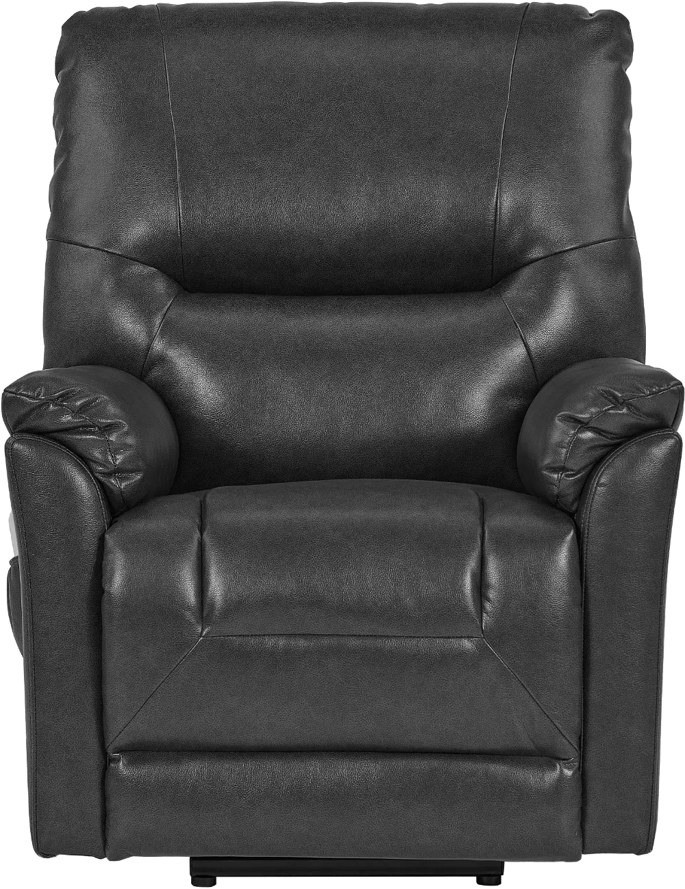 Lucca Charcoal Gray Power Lift Chair-1