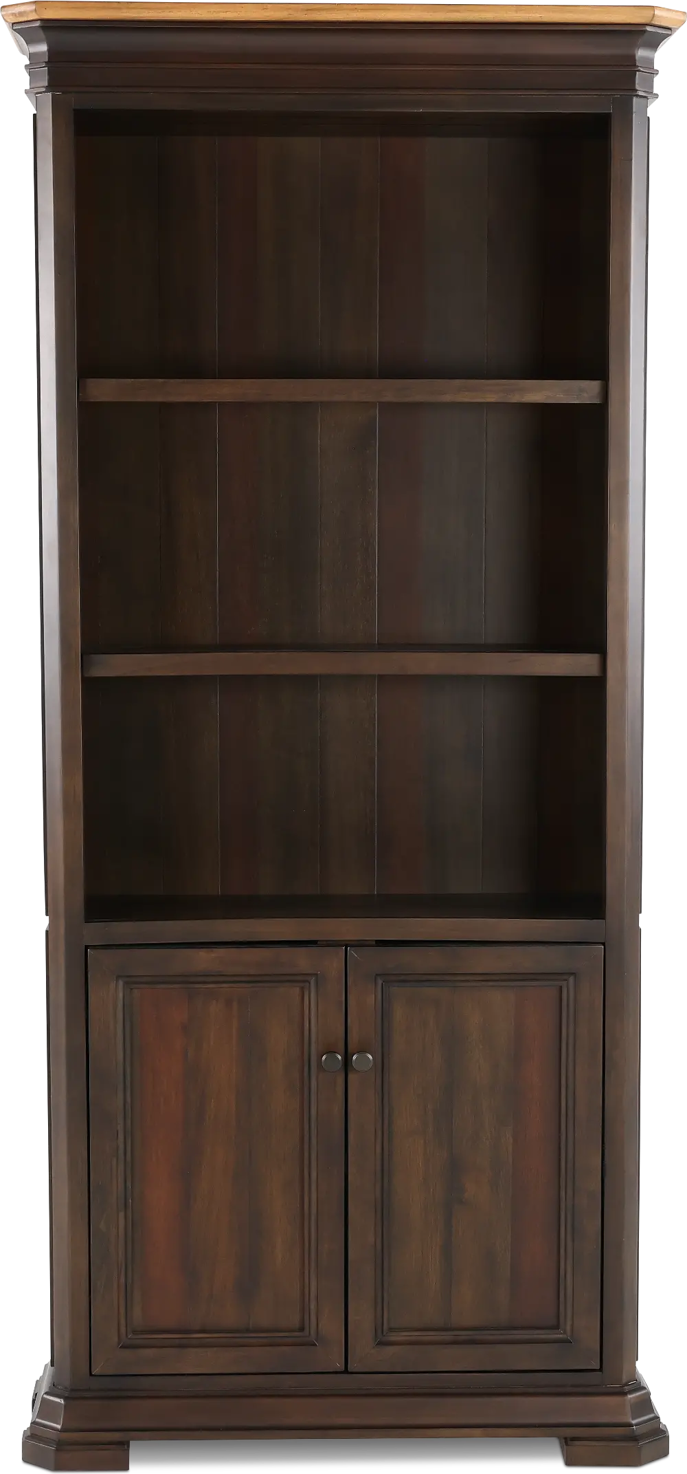 Sonoma Coffee Brown Storage Bookcase-1