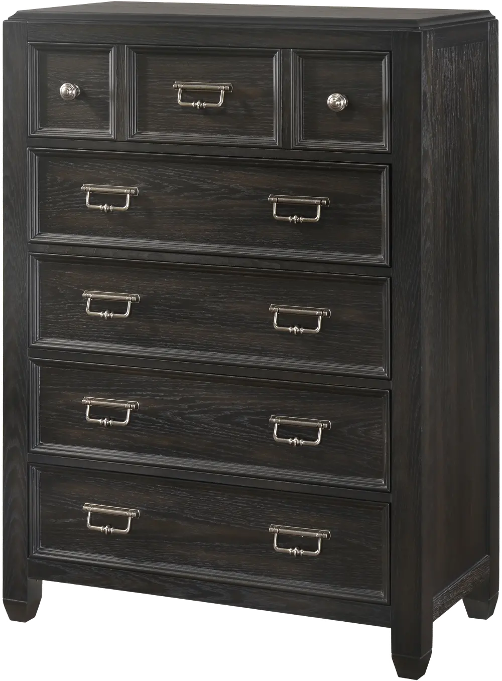 Ashton Black Chest of Drawers-1