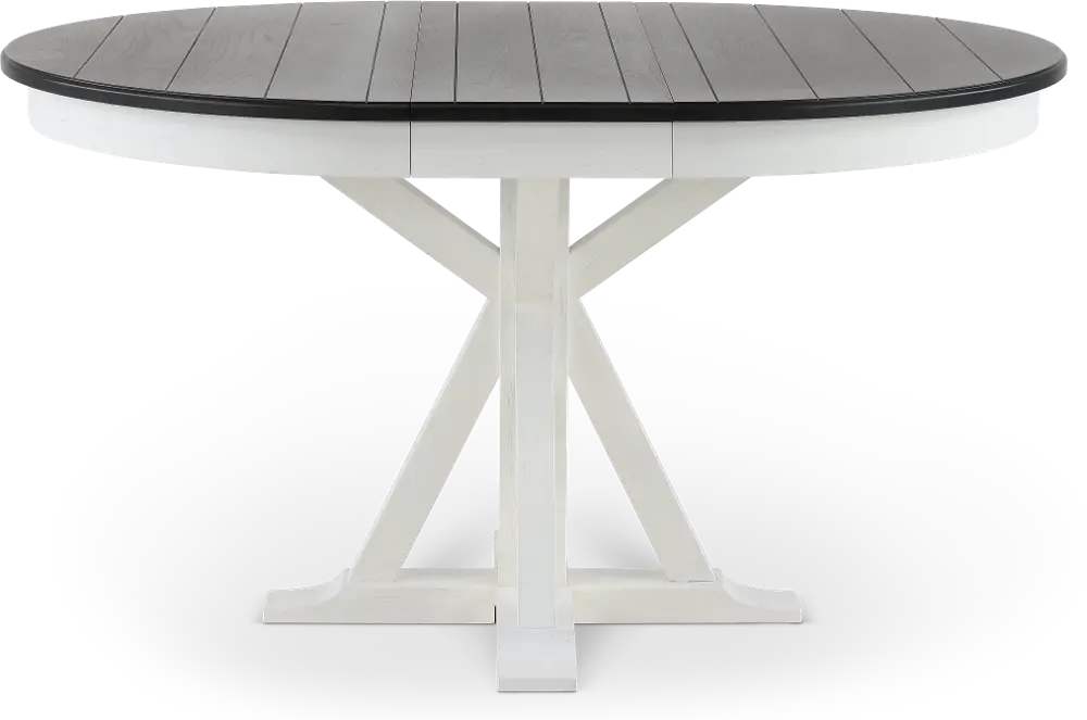Allyson Park White Round Dining Room Table-1