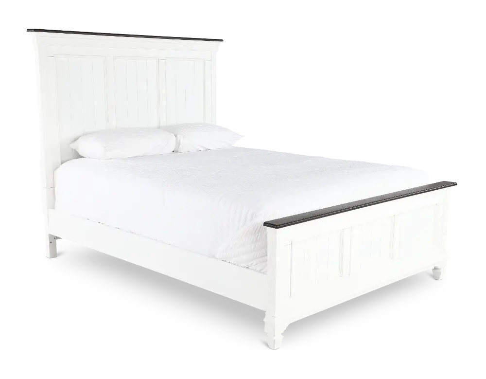 Allyson Park White King Bed-1