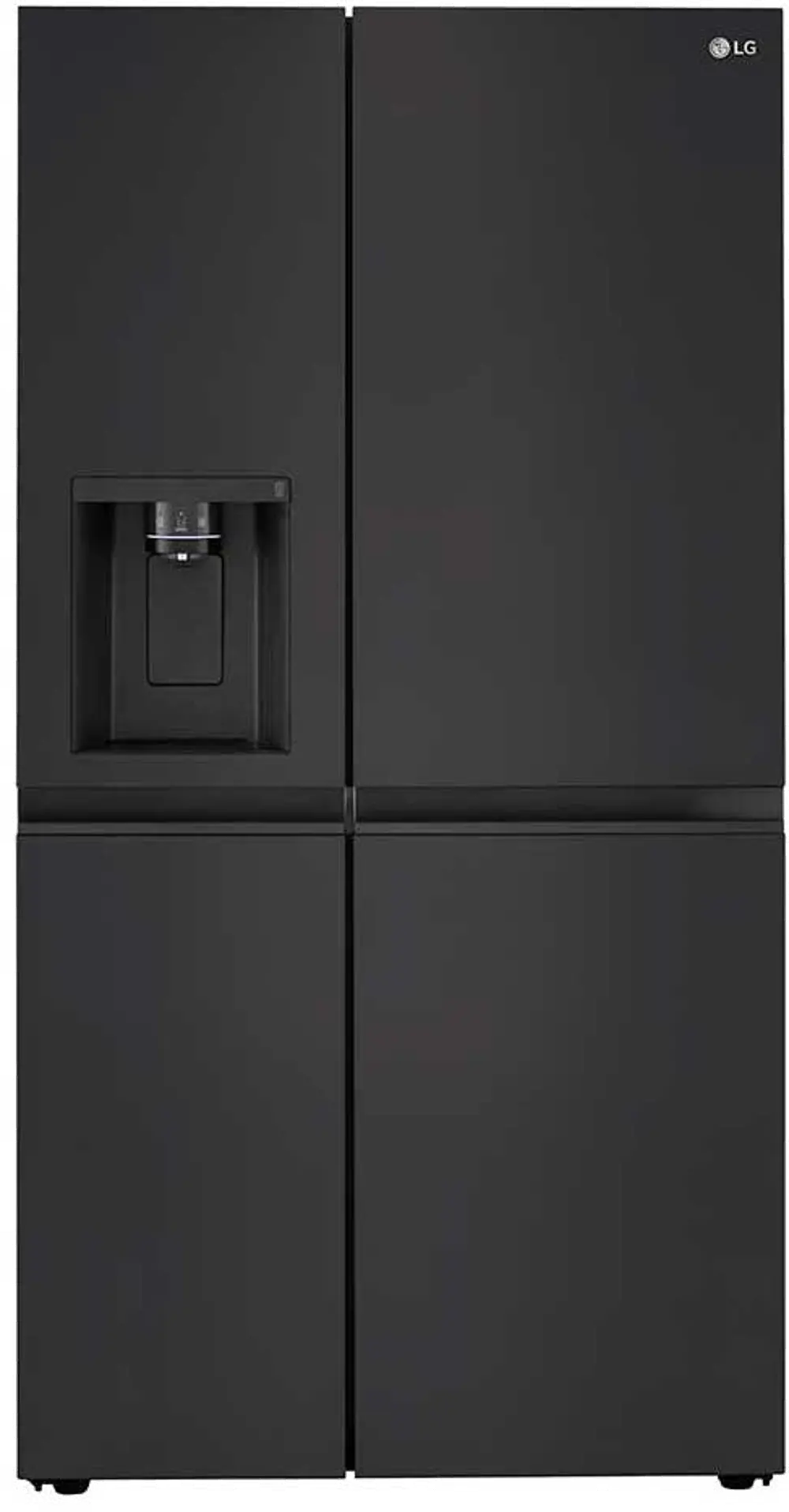 LRSXS2706B LG 27.2 cu ft Side by Side Refrigerator - Black-1