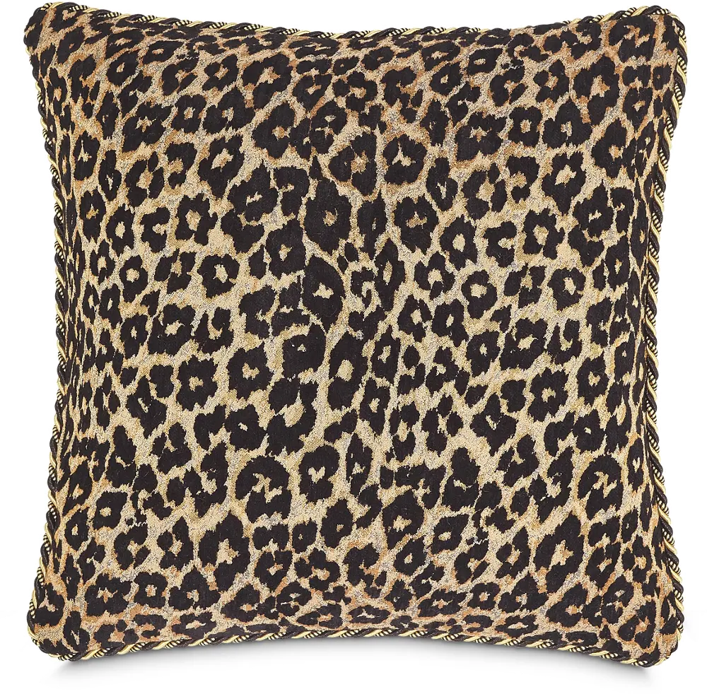 Calavera-Jaguar Square Pillow-1