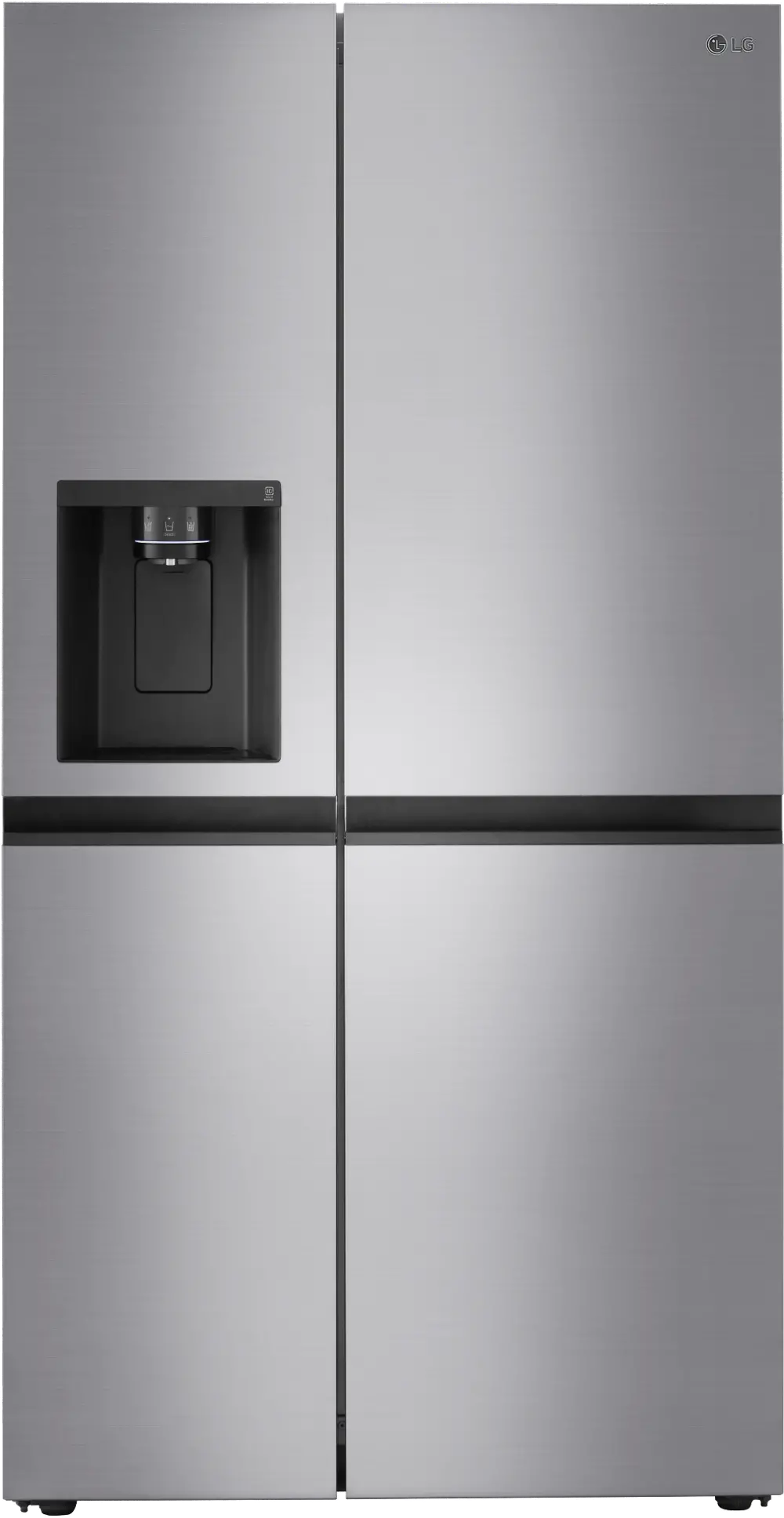 LRSXS2706V LG 27.2 cu ft Side by Side Refrigerator - Platinum Silver-1