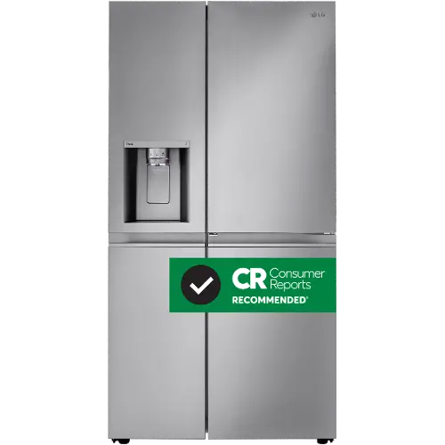 lg 26 cu ft side by side refrigerator