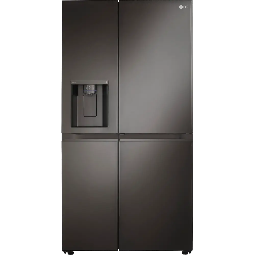 LRSDS2706D LG 26.8 cu ft Side by Side Refrigerator - Black Stainless Steel-1