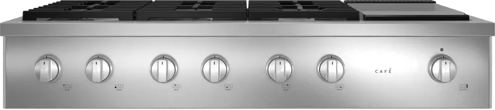 CGU486P2TS1 Cafe 48 Inch Gas Range Top - Stainless Steel-1
