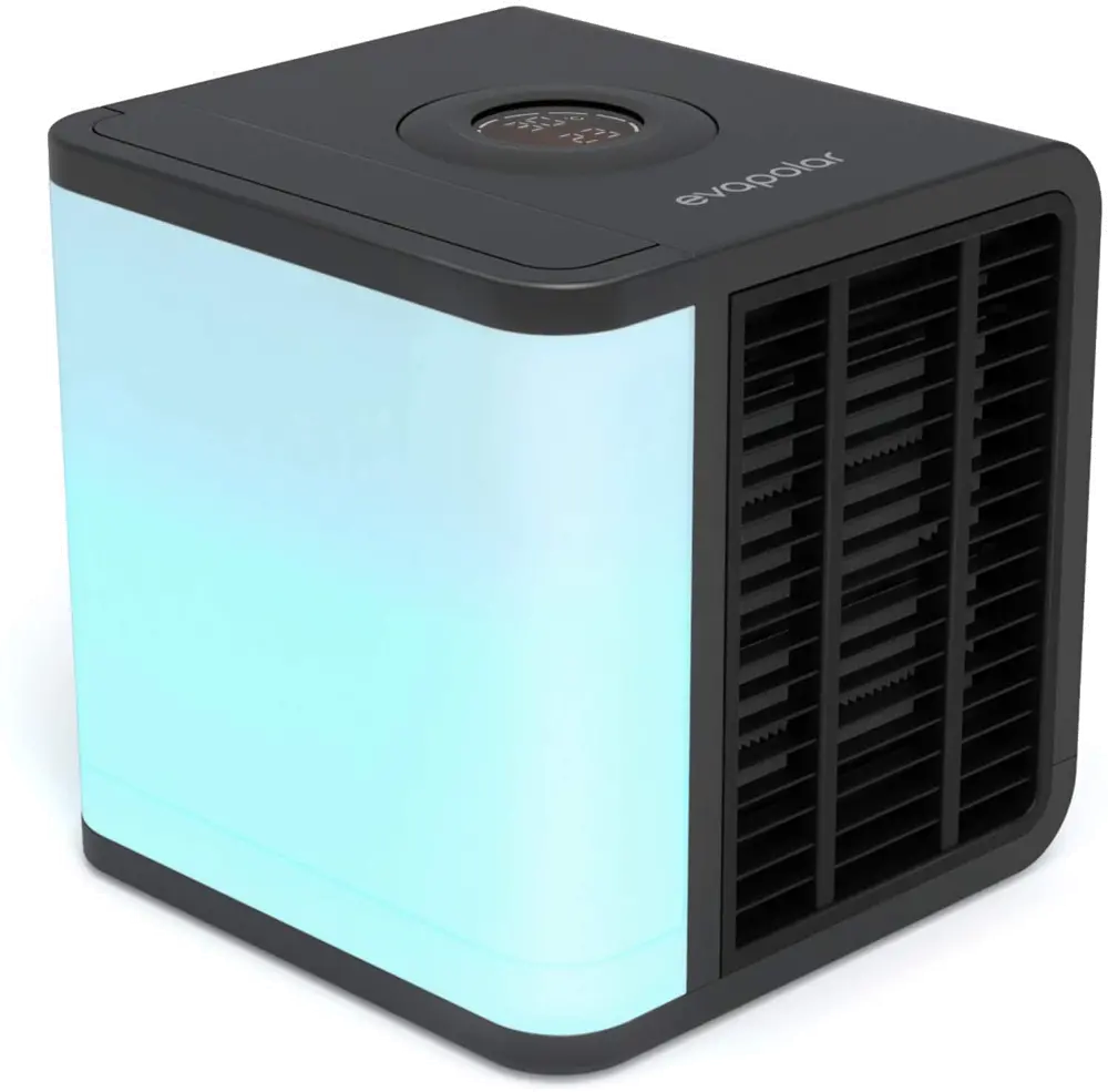 EvaLight Black Personal Air Evaporative Cooler/Humidifier-1
