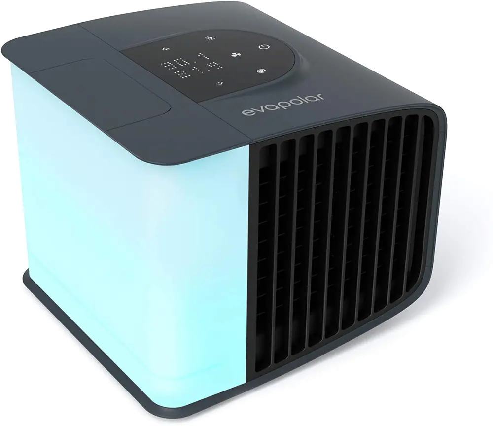 EvaSmart Stormy Gray Personal Air Evaporative Cooler/Humidifier-1