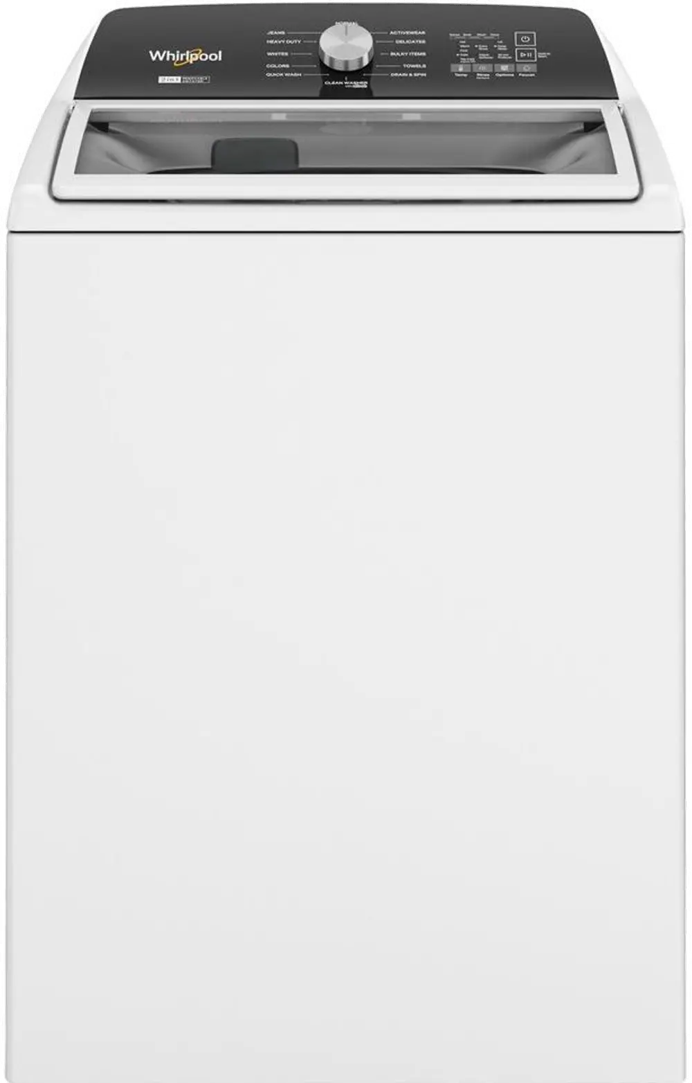 WTW5057LW Whirlpool Top Load Washer with Removable Agitator 4.7 cu. ft. - White W5057-1
