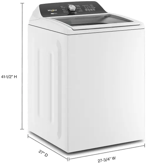 Whirlpool 4.7-4.8 Cu. Ft. Top Load Washer with 2 in 1 Removable