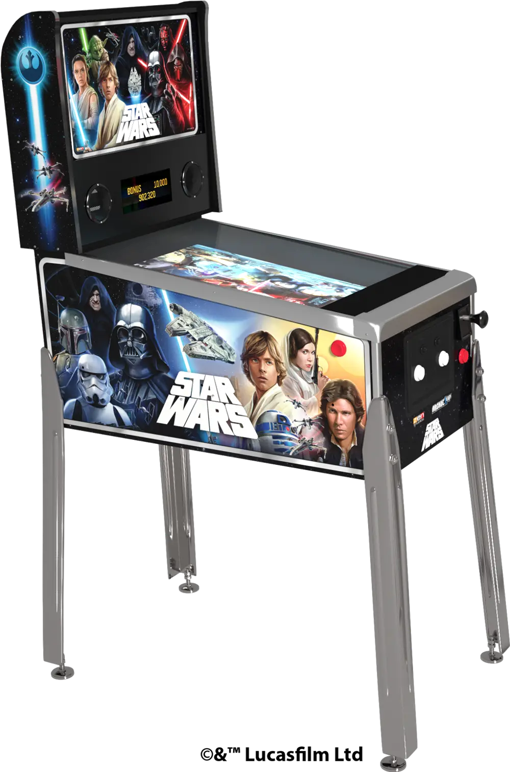 815221021594 Arcade 1Up Star Wars Pinball Machine-1