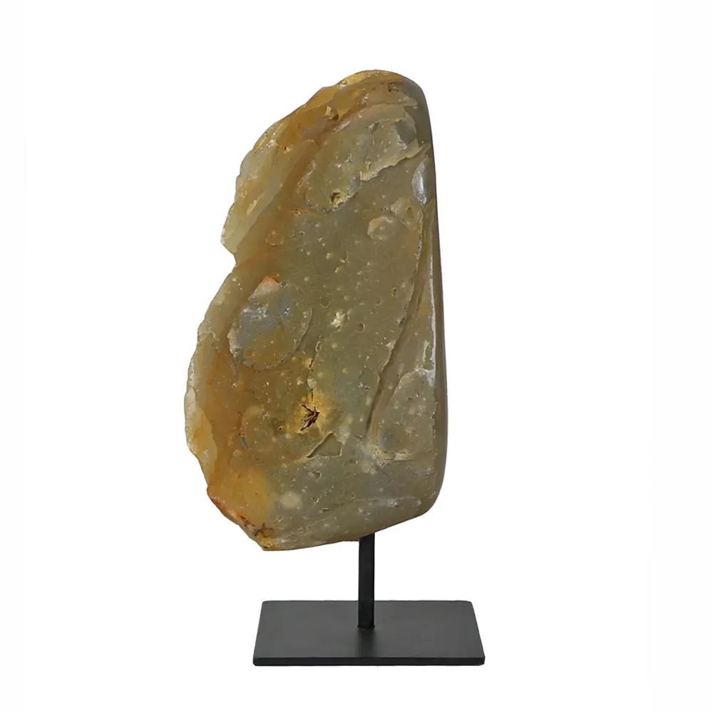 XL Natural Agate Earth Stone-1