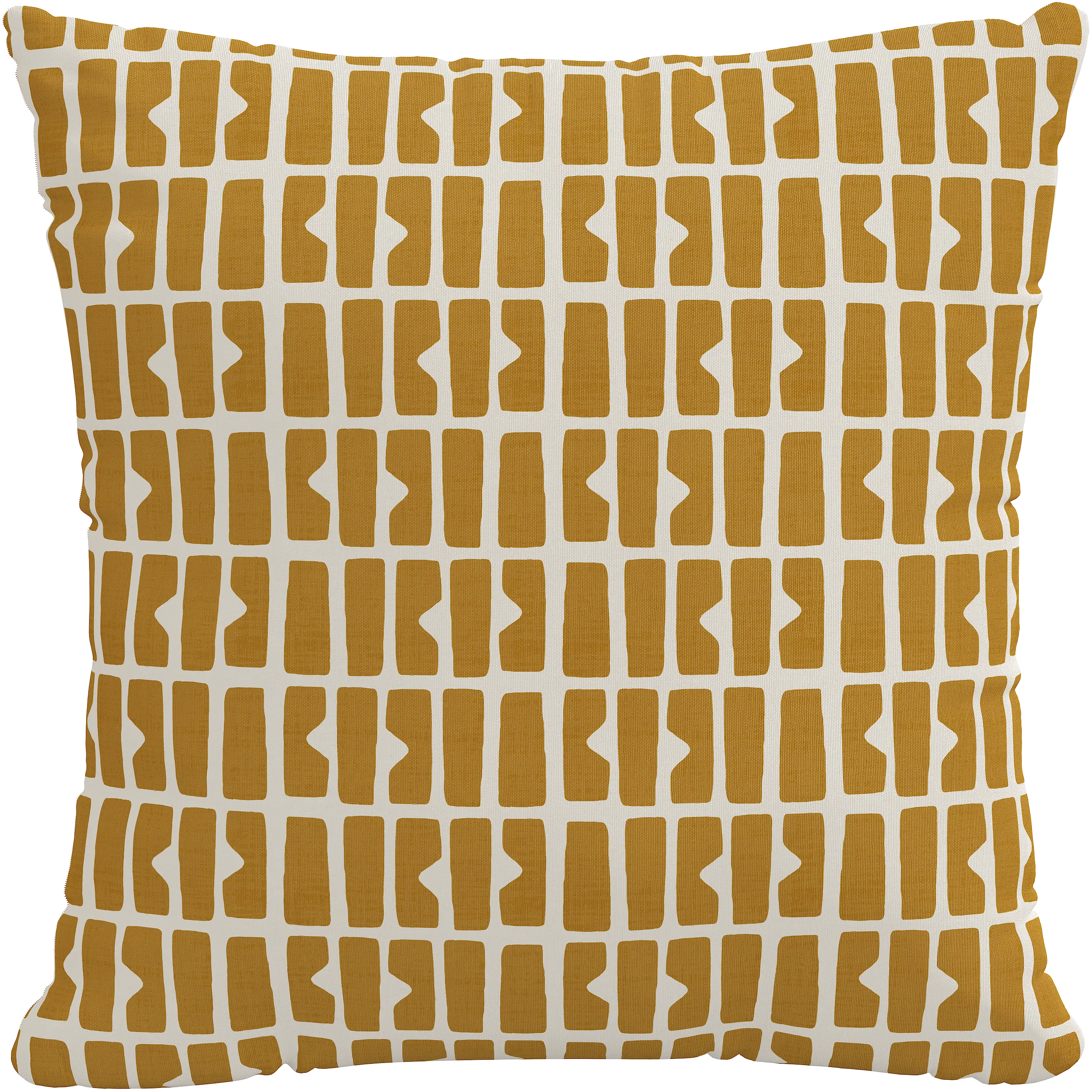 18 Bloc Panel Mustard Pillow - Skyline Furniture