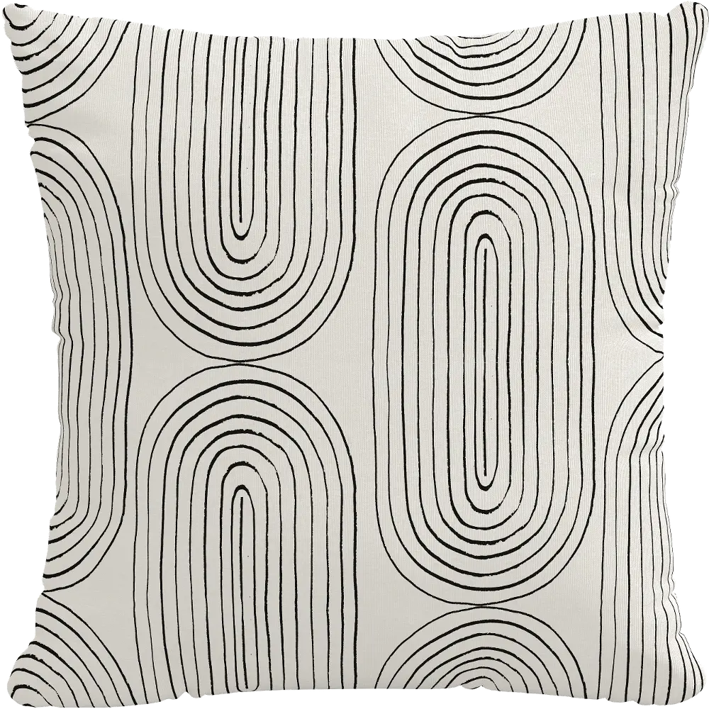 PL18POBINKTSP 18  Oblong Black Ink Pillow - Skyline Furniture-1
