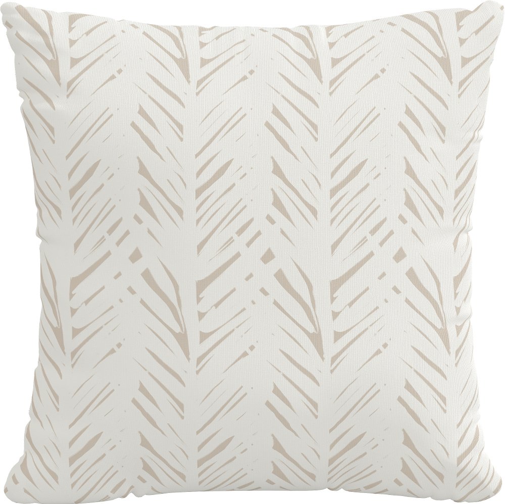 Kavala 18 Brush Palm Natural Pillow - Skyline Furniture