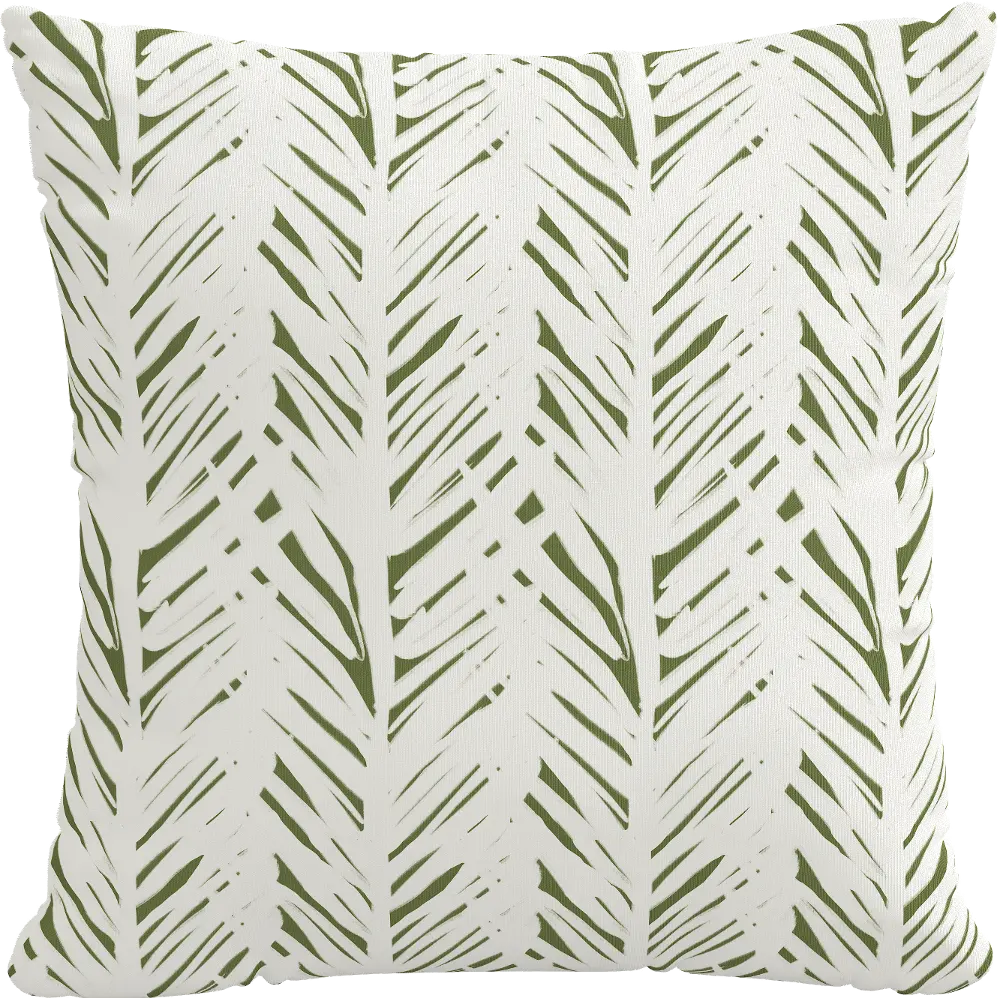 PL22PBRPLLFTSP 22  Brush Palm Leaf Pillow - Skyline Furniture-1