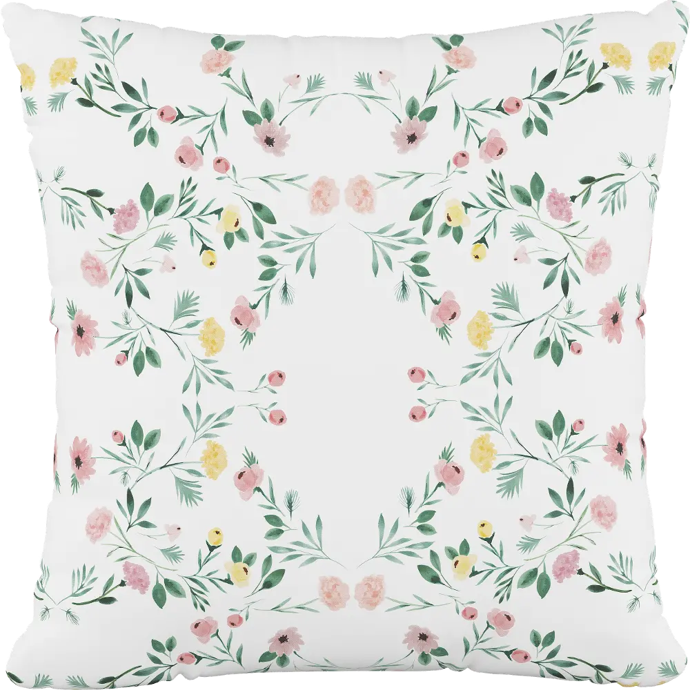 PL18PKLFLBLSSMA 18  Kaleidoscope Floral Pillow - Skyline Furniture-1