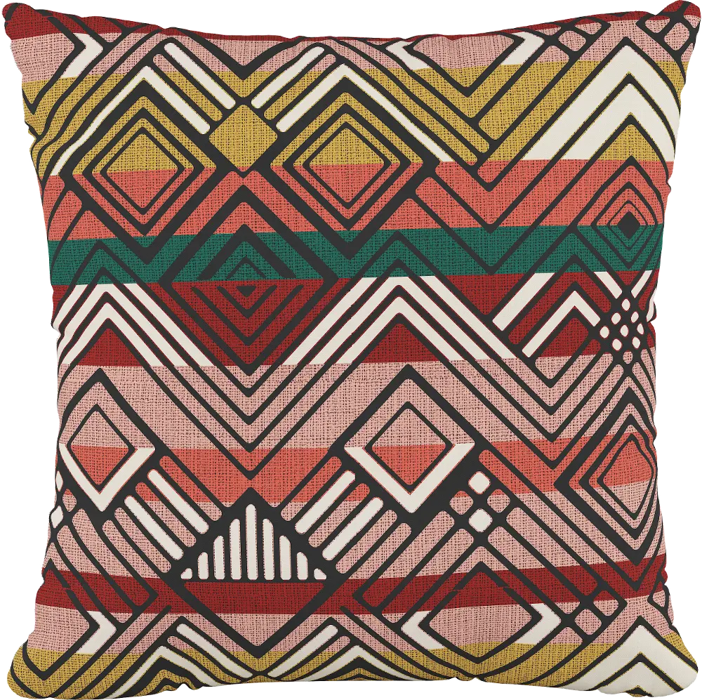 PL18PMRWVMLOGA 18  Mercado Weave Multicolored Pillow - Skyline Furniture-1