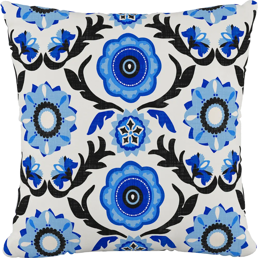 PL18PTLMBLUOGA 18  Tulum Blue Pillow-1