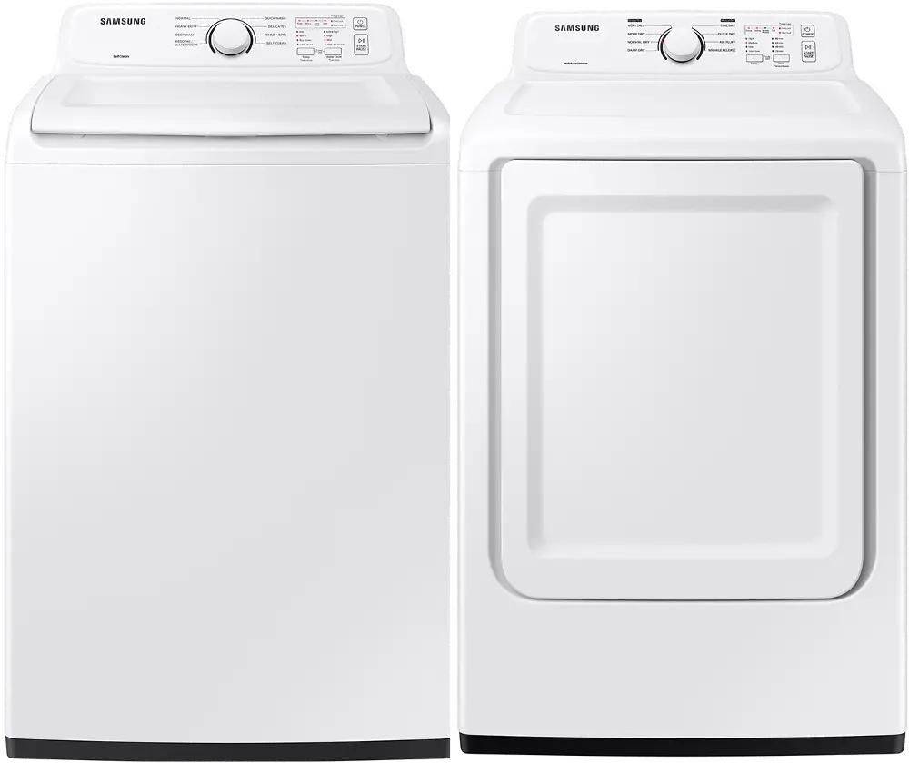 .SUG-W/W-3000-GAS-PR Samsung Washer and Gas Dryer Set - 3000 White-1