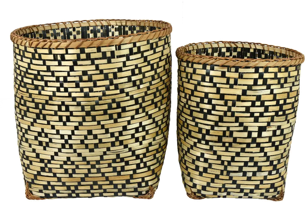 Medium Bamboo Basket-1