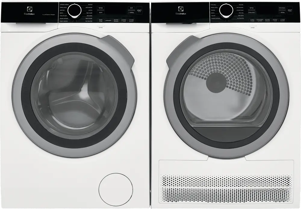 KIT Electrolux Front Load Washer and Dryer Set - White 4222-1
