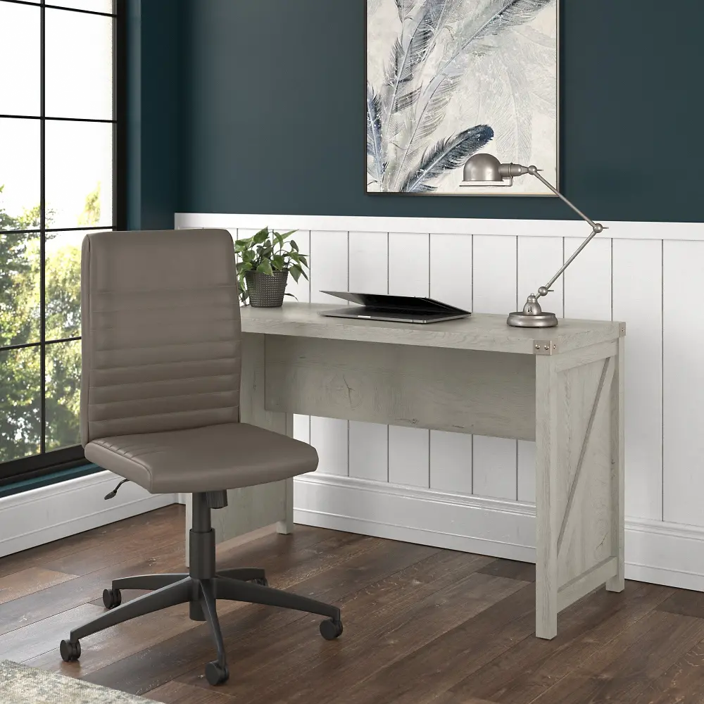CGR018CWH Cottage White Desk and Chair - Cottage Grove-1
