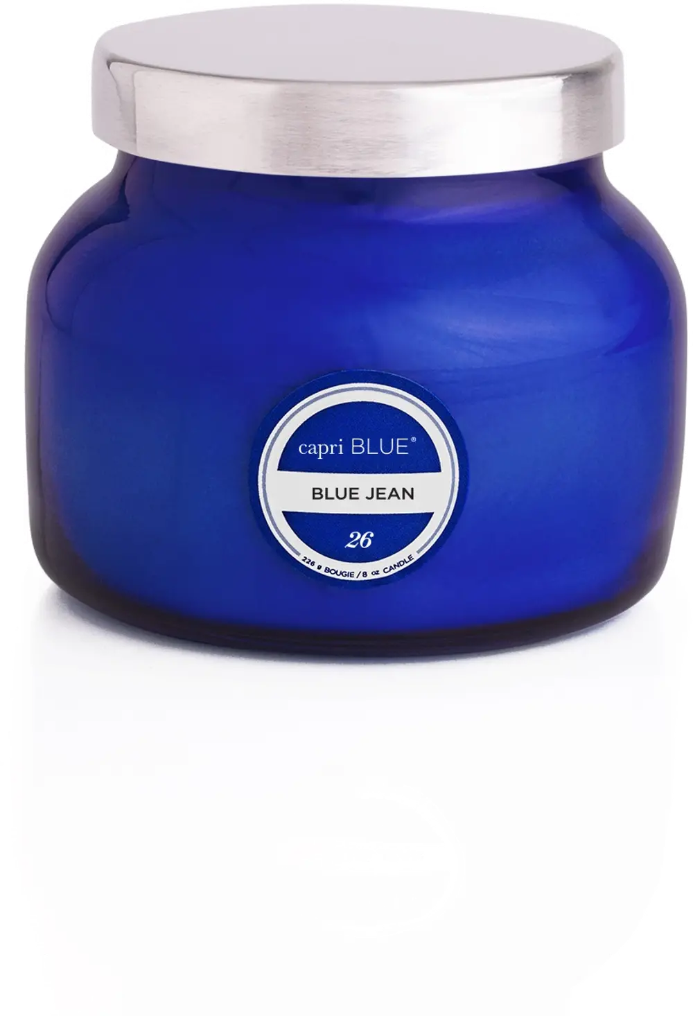 8 oz Blue Jean Signature Petite Blue Jar Candle-1