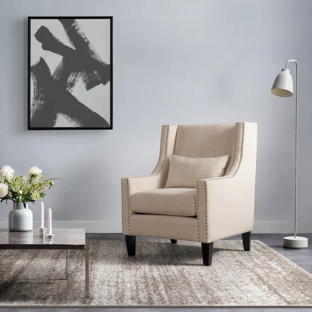 Whittier Modern Westin Natural Accent Chair-1