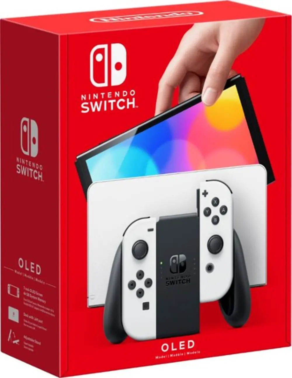 SWI HEGSKAAAA Nintendo Switch – OLED Model with White Joy-Con-1