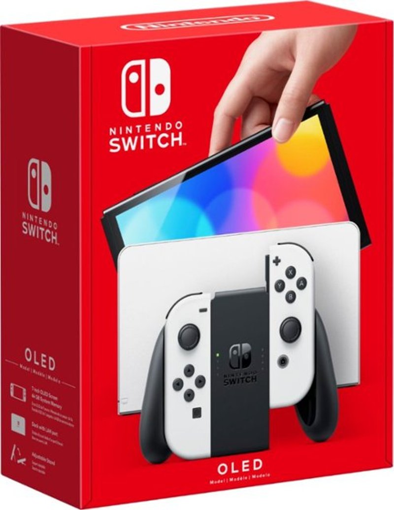 Nintendo Switch – OLED Model with White Joy-Con