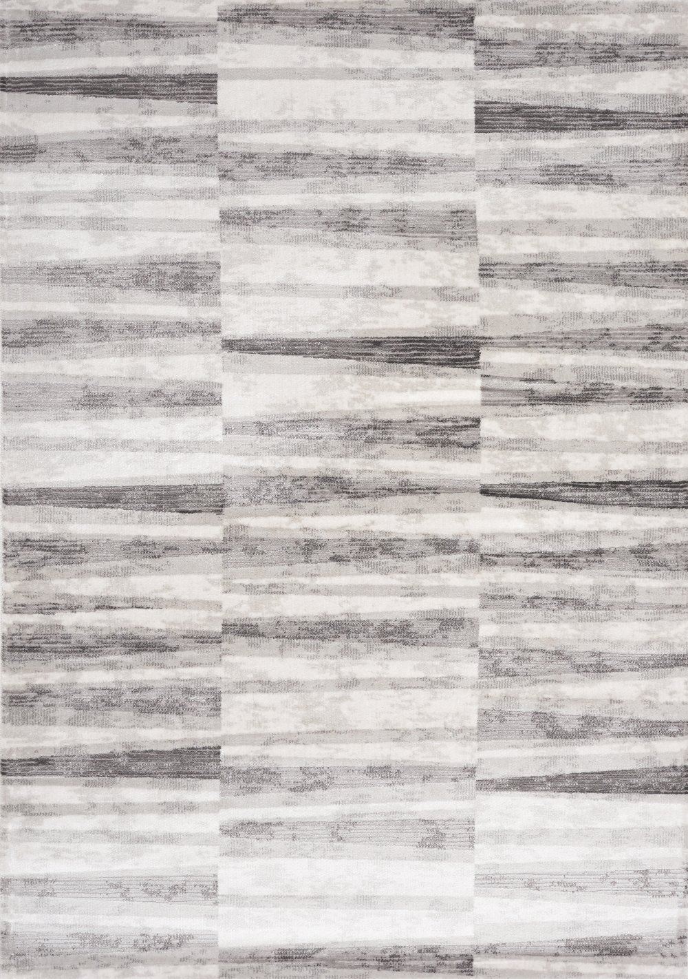 112469050 Chorus 5 x 8 Geometric White and Gray Area Rug sku 112469050