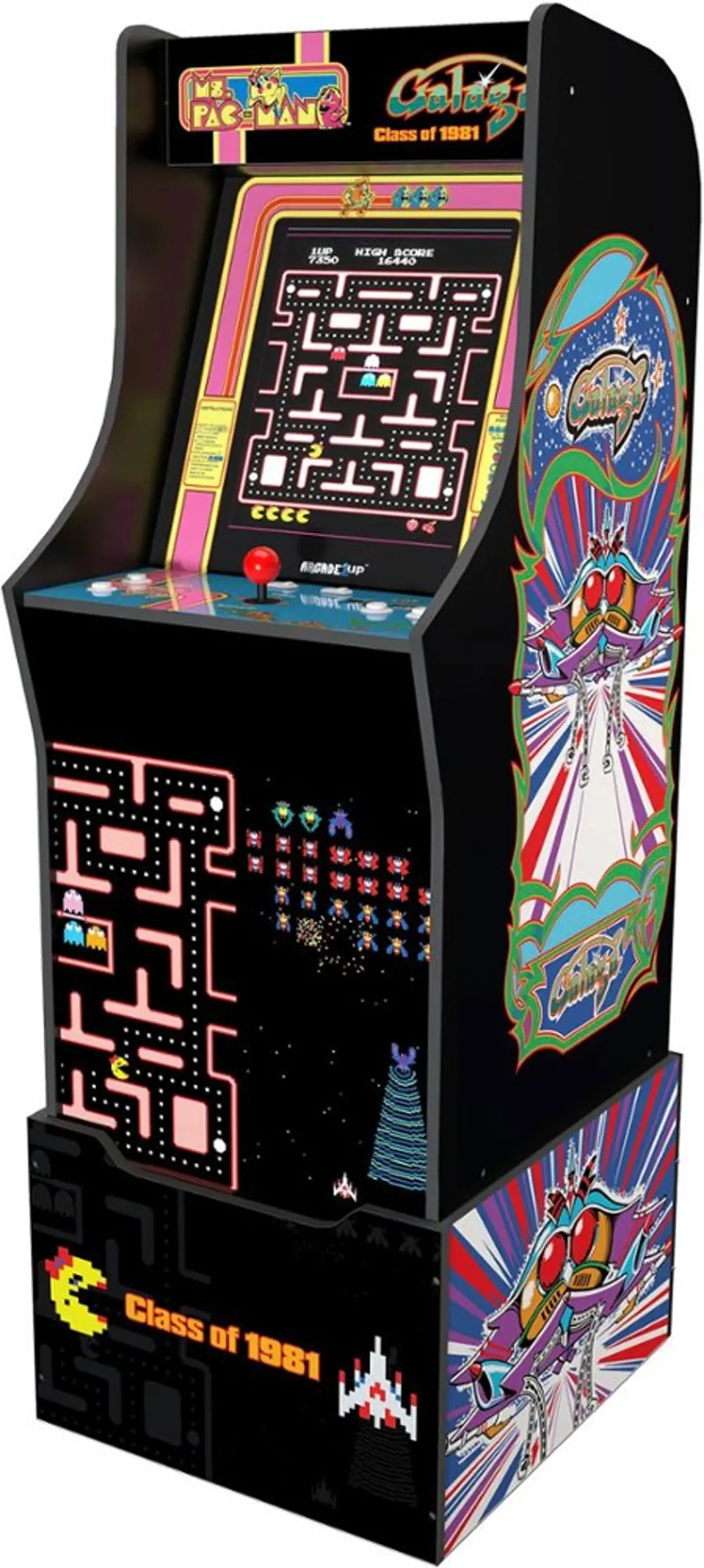 UPRIGHT/MSPAC_GALAGA Arcade 1Up Ms. Pacman & Galaga 1981 Edition 40th Anniversary Arcade-1