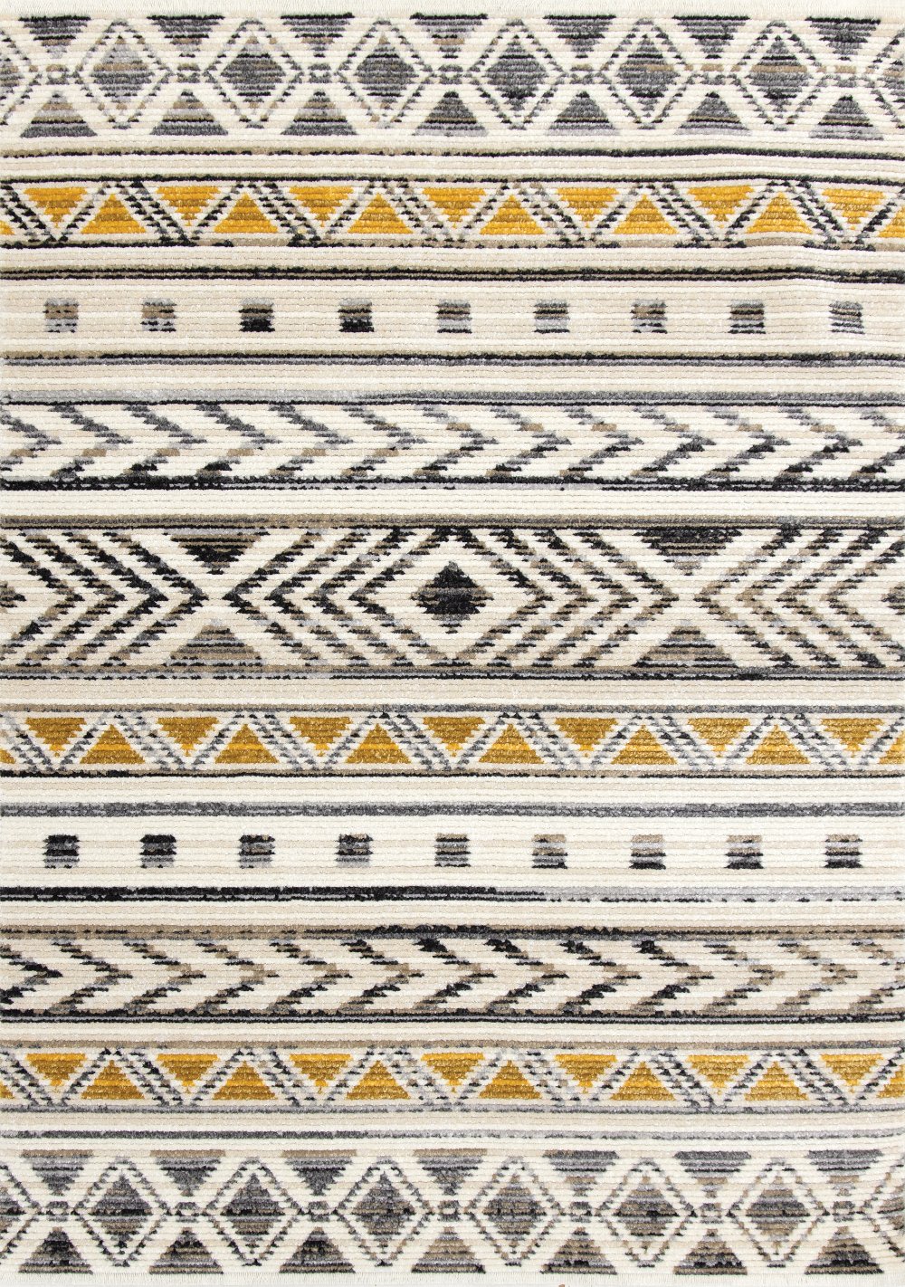 Calabar 5 x 8 Yellow Gray Area Rug