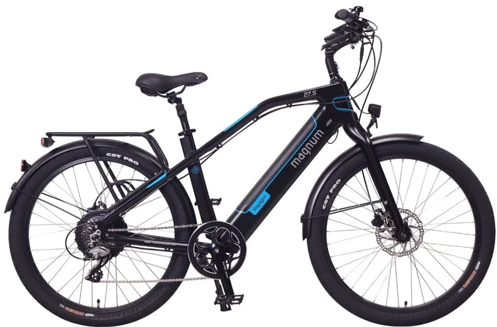 VOYAGER MB-BLU Magnum Voyager Electric Bike - Black/Blue-1