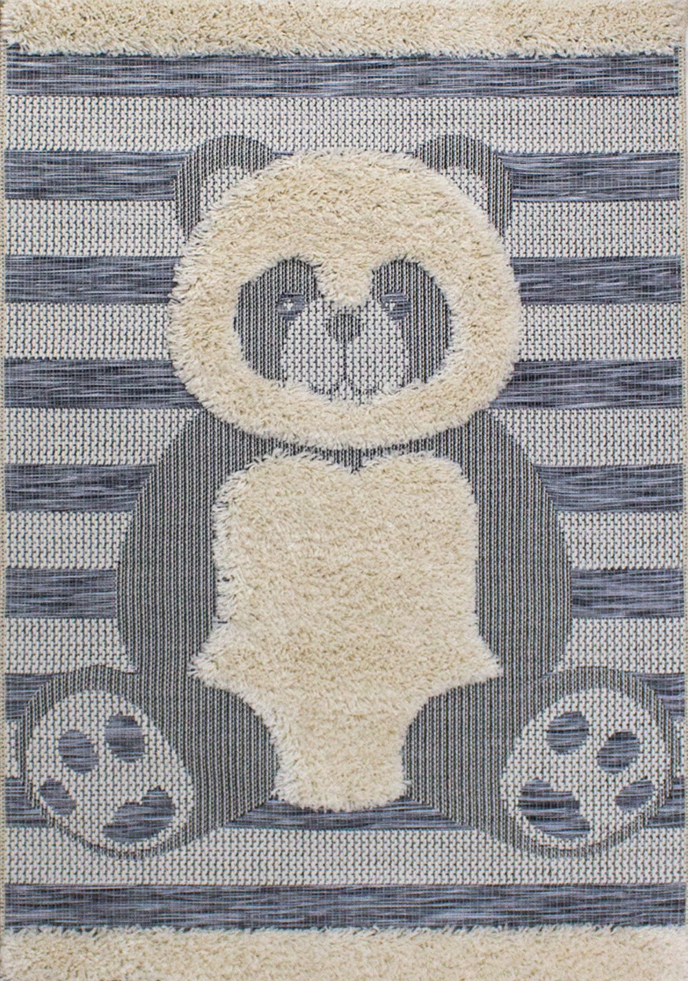 112471102 Kids 4 x 6 Panda Blue Cream Area Rug sku 112471102