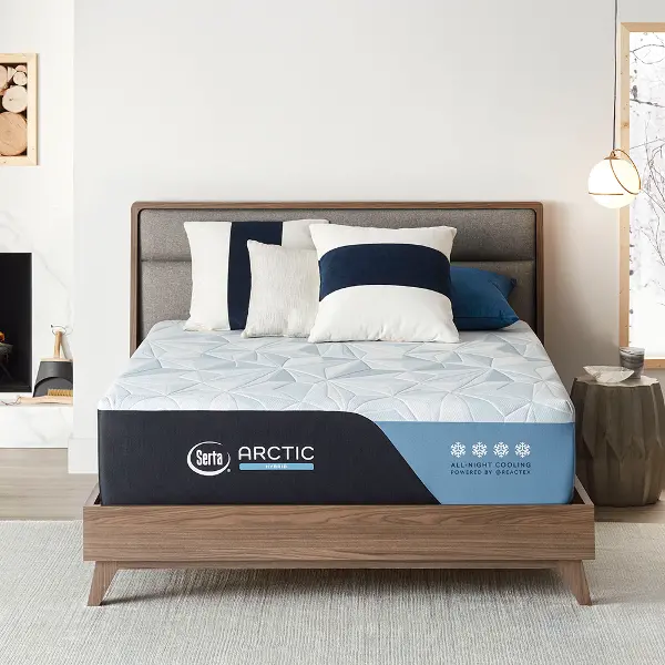 Serta Arctic Premier Hybrid Medium Split King Mattress Rc Willey Serta Arctic Premier Hybrid Medium, Serta Split Cal King Adjustable Bed
