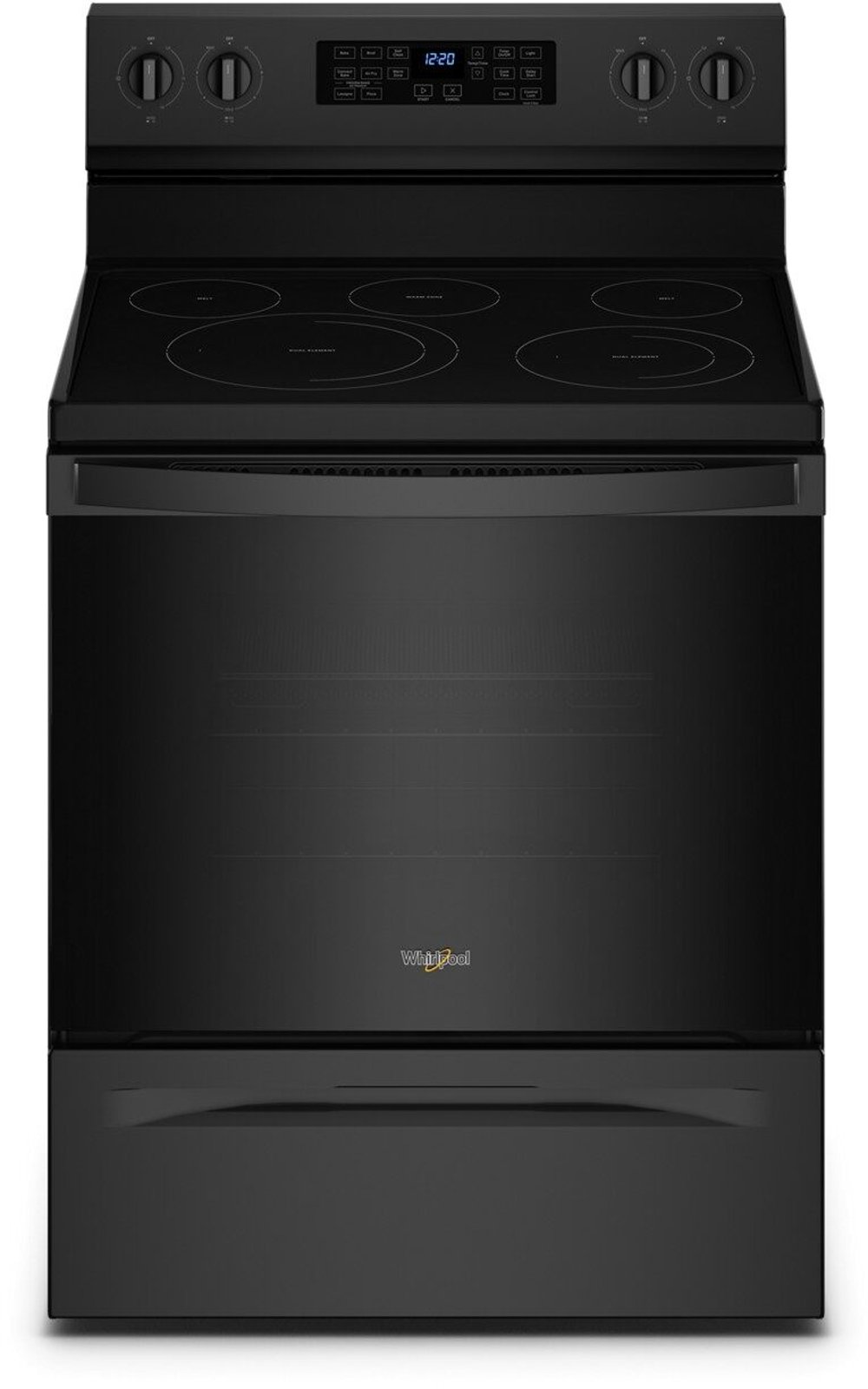 Whirlpool 5.3 cu ft Electric Range - Black