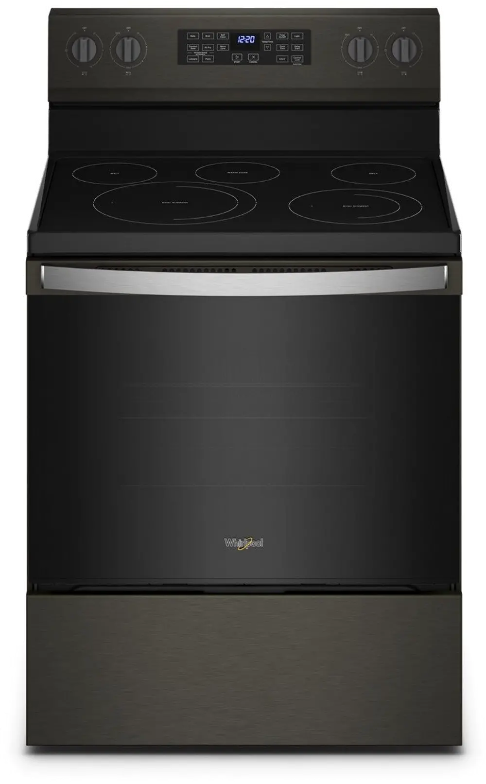 WFE550S0LV Whirlpool 5.3 cu ft Electric Range - Black Stainless Steel-1