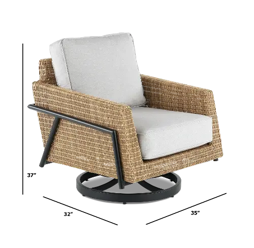 Jovi Swivel Patio Lounge Chair