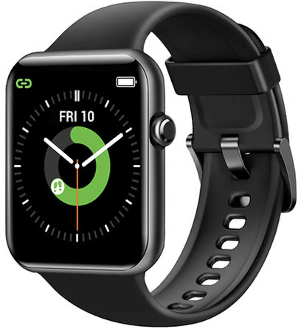 Letsfit IW2 Black Smartwatch-1