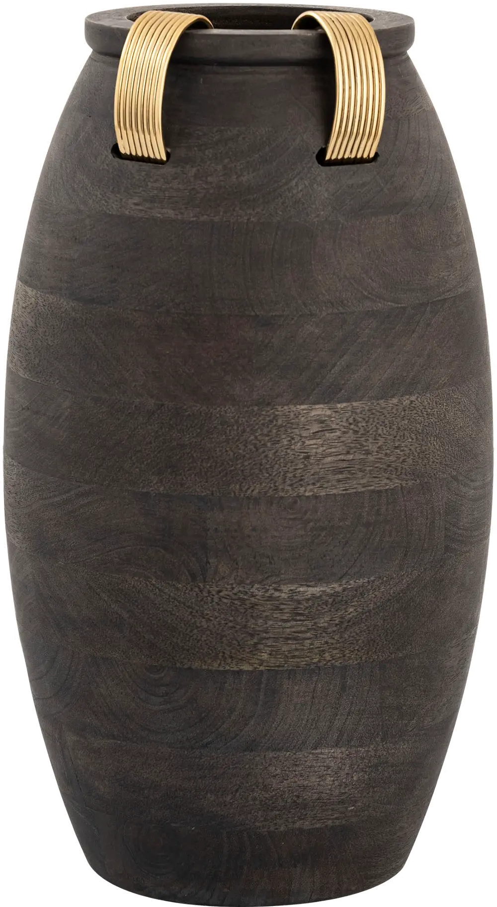 Barone Large Vase Ebony & Mango-1