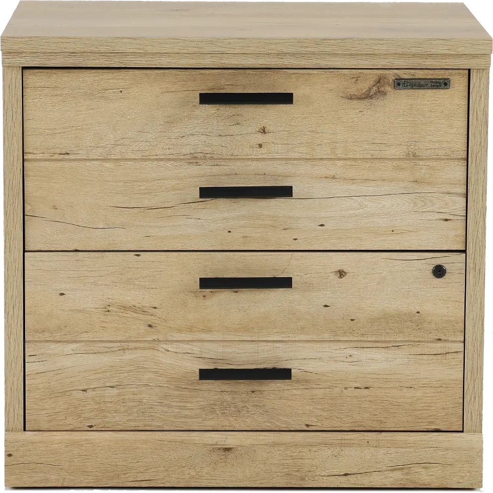 Aspen Post Prime Oak Lateral File Cabinet-1